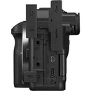 Side port covers including HDMI micro, USB-C, and microphone input on Canon EOS R8 Mark II at Best Camera Store