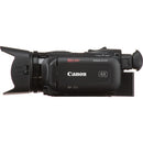 Left side profile view of the sleek Canon VIXIA HF G70 UHD 4K camcorder body at Best Cameras Store