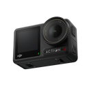 Lower angle of the DJI Action 4 camera showcasing the built-in slots for the magnetic quick-release mounting plates.