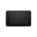 Rear view of the DJI Osmo Action 4 action camera highlighting the large, crisp touchscreen interface.