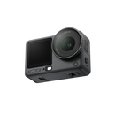 Left side of the DJI Osmo Action 6 showing ports (cover removed) for charging.