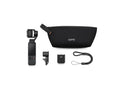 Black Osmo device and accessories on a white background