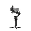 Full DJI RS 5 Combo Kit including gimbal, AI tracking module, and briefcase handle.