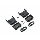 DJI SDR Transmission 2 Combo kit items including transceivers, battery adapters, cold shoe mounts, and cables, provided by best camera stores.