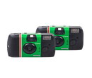 Front view of Fujifilm QuickSnap Flash 400 two-pack retail packaging.