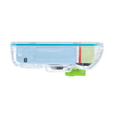 Bottom profile view of the clear waterproof casing on the FUJIFILM QuickSnap Active camera at Best Camera Store.