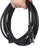 Original 5-meter Godox AC power cable rolled for storage, compatible with Godox strobe and LED video lights.