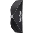 Godox softbox showing the bowens mount with brand logo on a white background