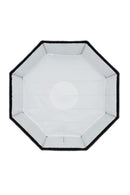 Interior view of Godox 120cm softbox showing deflector plate for beauty dish effect