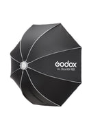 Back view showing the universal Bowens mount on the Godox 120cm octa