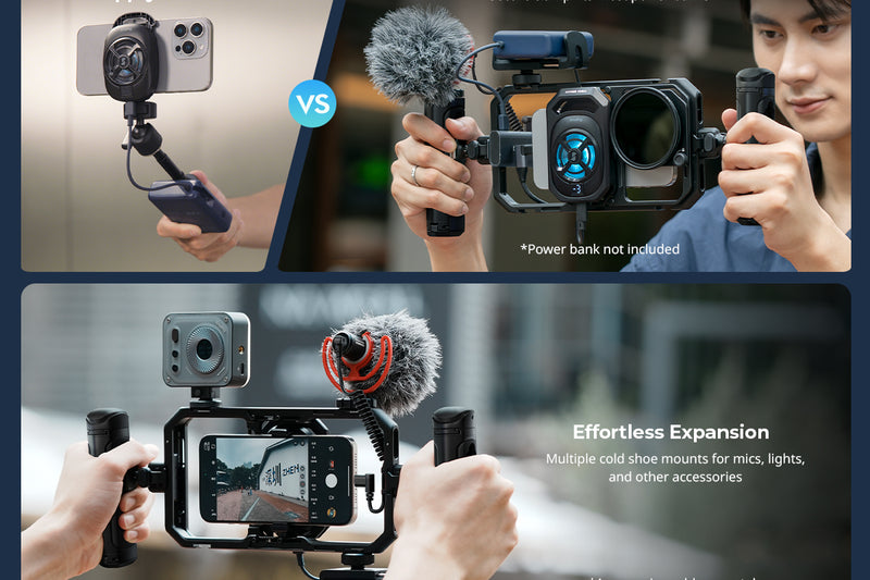SmallRig All-in-One Thermal Live Streaming & Filming Handheld Phone Cage Kit