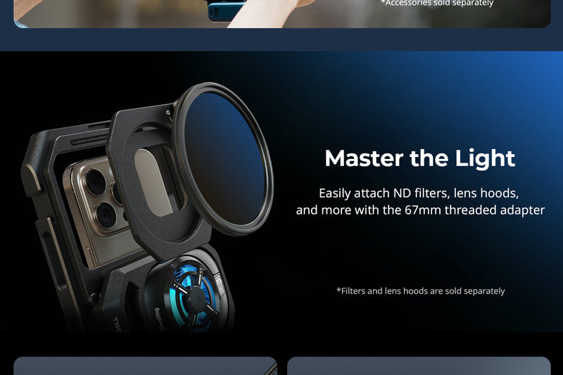 SmallRig All-in-One Thermal Live Streaming & Filming Handheld Phone Cage Kit