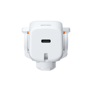 Bottom view of Insta360 Luna Ultra in Stellar White with USB-C fast charging por