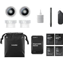 Insta360 X6 Replacement Lens Kit 2-Pack with tools and cleaning accessories at Best Camera Store