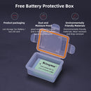 King Ma NB-13L replacement battery stored inside its protective travel case, ready to use as a spare for Canon PowerShot G7X vlogging cameras.