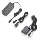 Complete contents of the KingMa EN-EL14 power connector setup showcasing the DC5521 connection cables, block, and plug from Best Camera Store.
