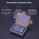 KingMa LP-E10 camera battery stored safely inside its clear plastic transport box from Best Camera Store