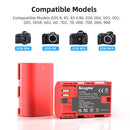 KingMa LP-E6P 2400mAh high-amperage replacement battery designed for Canon mirrorless cameras