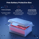 KingMa NP-FZ100 battery stored inside the included clear protective plastic case