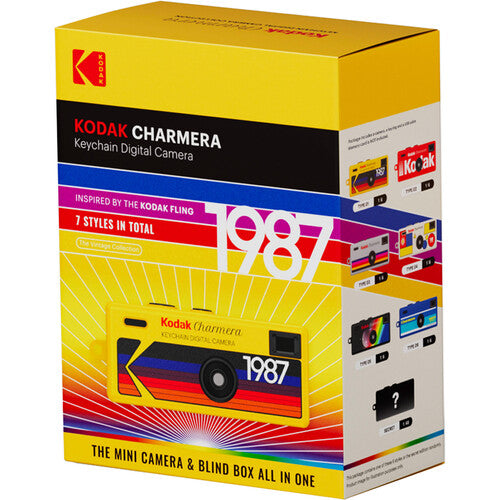 Kodak Charmera Retro Digital Keychain Camera – Blind Box (1 of 7 Designs)
