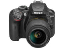 Front view of a Mint Condition Nikon D3400 DSLR with 18-55mm AF-P VR lens.