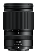 Nikon NIKKOR Z 24-105mm f/4-7.1 compact full-frame mirrorless zoom lens