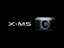 Fujifilm X-M5 Body, w/ XC15-45mmF3.5-5.6 OIS PZ Lens, Silver