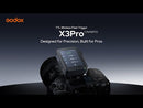 Godox X3Pro N Wireless Touchscreen Flash Trigger for Nikon | i-TTL Transmitter