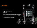 Godox X3-C Touchscreen TTL Wireless Flash Trigger for Canon