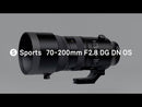 SIGMA 70-200MM F2.8 DG DN OS Sony E-Mount