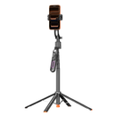 VIP Q625 floor-standing selfie quadpod with vertical smartphone holder, at Best Camera Store