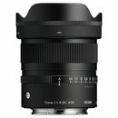 Sigma 15mm f/1.4 DC DN Contemporary wide-angle prime lens for mirrorless cameras.