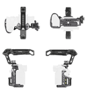 Detail view of the SmallRig Rhinoceros cage expansion layout highlighting ARRI locating holes, NATO rail, and cold shoe mount.