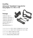 The integrated Arca-Swiss quick release plate on the bottom of the SmallRig 6031 cage configured for quick transition to a DJI RS gimbal.