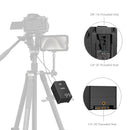 Rear view of SmallRig VB99 SE showing the standard V-mount locking plate interface.