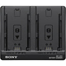 Sony BC-ZD1 Dual Battery Charger for NP-FZ100 top view showing dual charging slots at Best Camera Store