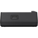 Sony BC-ZD1 dual battery charger side view displaying USB-C power delivery port sold by Best Camera Store
