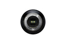 Rear metal Sony E-mount and integrated sheet-filter holder of the Tamron 12-20mm f/2.8 lens sold at Best Camera Store.