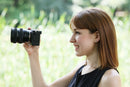Tamron 20-40mm f2.8 lens mounted on a gimbal for vlogging