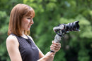 Tamron 20-40mm f2.8 lens mounted on a gimbal for vlogging