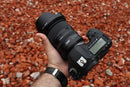 Weather-sealed Tamron 24-70mm G2 lens showing moisture resistant construction