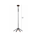 Profile view of extended VIP Q575TK AI tripod for content creators at Best Camera Store