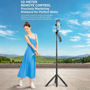 Detachable 10m Bluetooth wireless remote control on VIP T04 selfie stick - Best Camera Store