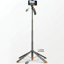 VIP T04 extended 4-leg phone quadpod with Bluetooth remote and smartphone mount - Best Camera Store