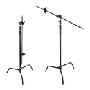 Matte black 2.5 inch grip heads and high-torque handles on the Vista CS11B studio system.