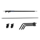 Vista CS11B heavy-duty 11ft C-stand in black finish with turtle base and free sandbag.