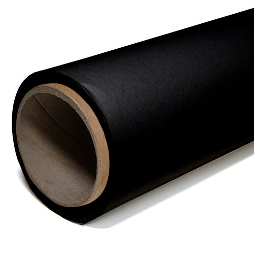 Spectra 53" X 33ft Black Seamless Backdrop Paper