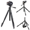 Weifeng WF-6663A Tripod  66" /167cm with 3-Way Pan Head  flip lock