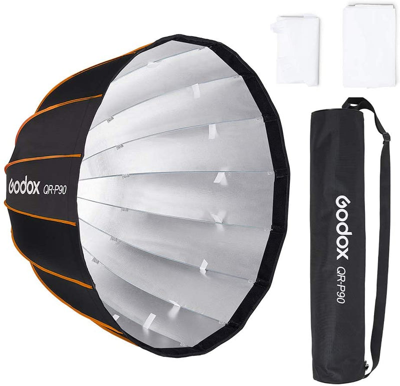 Godox QR-P90  Deep Parabolic Softbox EZ setup  35.5" - Quick releas - Bowens mount