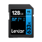 Lexar® 128GB High-Performance 633x SDHC™/SDXC™ UHS-I Cards BLUE Series